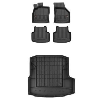 ProLine car mats and boot liner set fitted to Skoda Octavia III 2012-2016