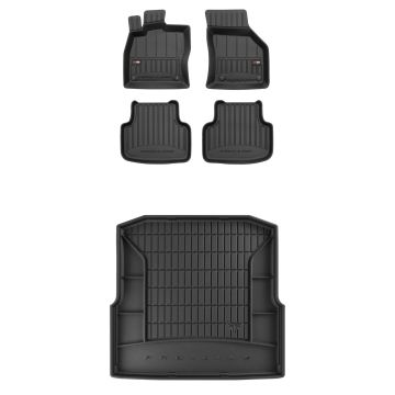 ProLine car mats and boot liner set fitted to Skoda Octavia III 2012-2020