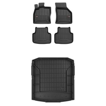 ProLine car mats and boot liner set fitted to Skoda Octavia IV since 2019