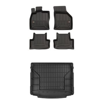 ProLine car mats and boot liner set fitted to Skoda Karoq since 2017