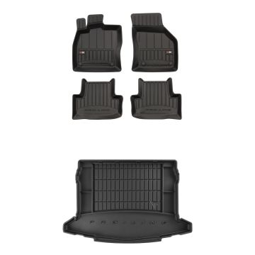 ProLine car mats and boot liner set fitted to Skoda Karoq since 2017