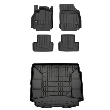 ProLine car mats and boot liner set fitted to Renault Megane III 2008-2016