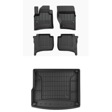 ProLine car mats and boot liner set fitted to Volkswagen Touareg II 2010-2018