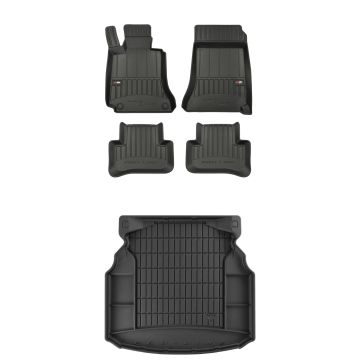 ProLine car mats and boot liner set fitted to Mercedes-Benz C-Class W204 2007-2014