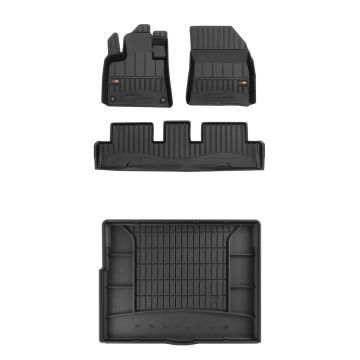ProLine car mats and boot liner set fitted to Citroën C4 Picasso II 2013-2019