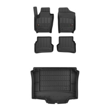 ProLine car mats and boot liner set fitted to SEAT Ibiza IV 2008-2017