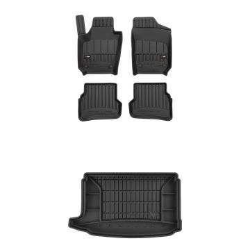 ProLine car mats and boot liner set fitted to Volkswagen Polo V 2009-2017